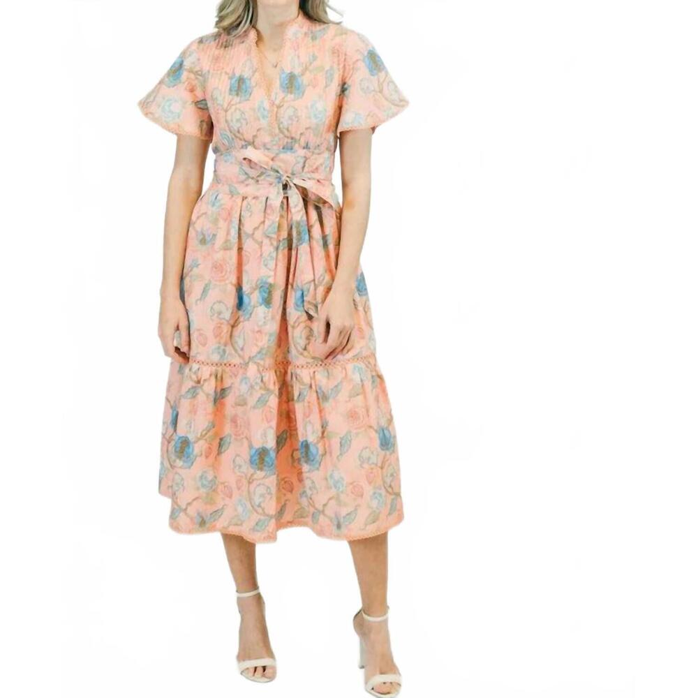 NEW MARIGOLD brynley dress in blush bouquet